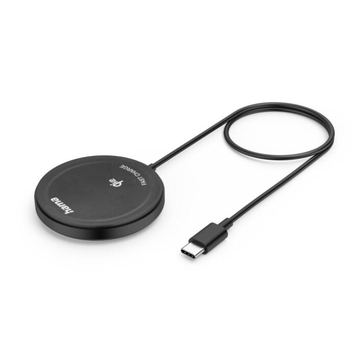 HAMA Безжично зарядно устройство Qi2, 15 W, черно, за Apple - Image 4