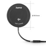 HAMA Безжично зарядно устройство Qi2, 15 W, черно, за Apple - Image 19