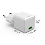 Мрежово супер мини-зарядно, USB-C, 20W, 201980 - Image 11
