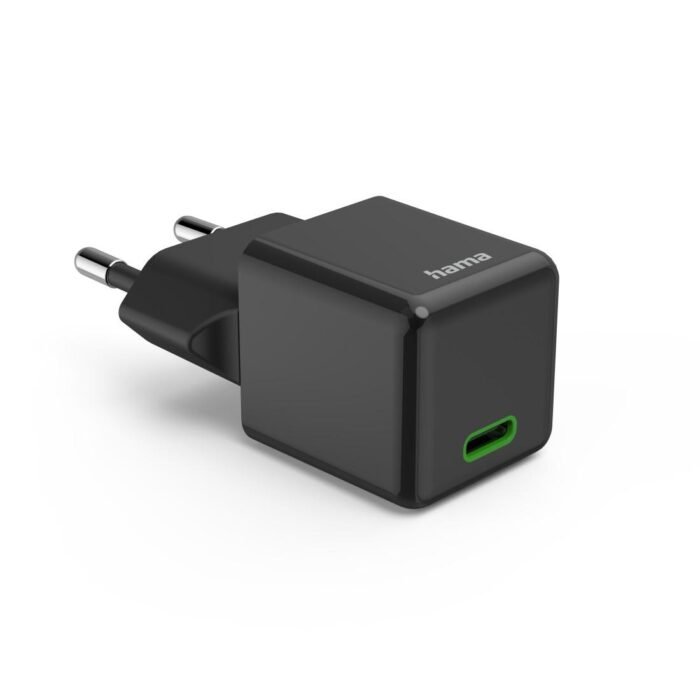 HAMA Бързо мини зарядно 220V, USB-C, PD/Qualcomm, 25 W, черен - Image 2