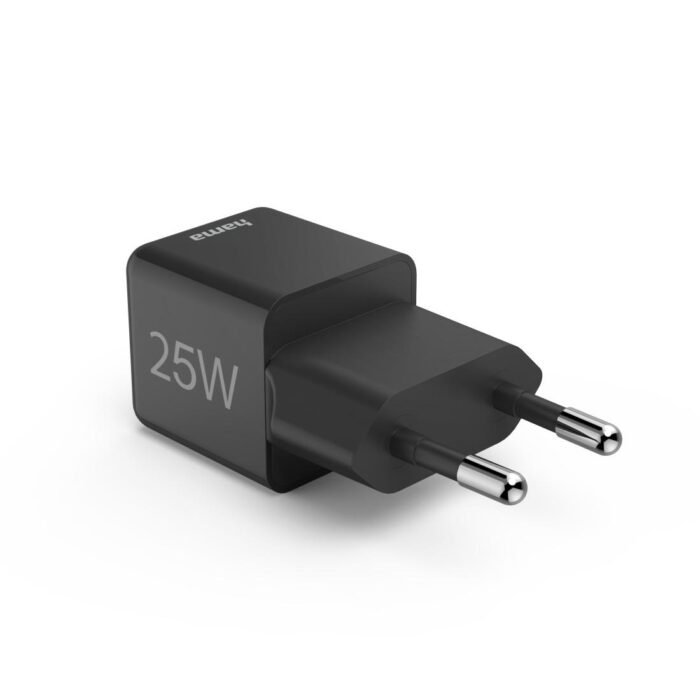 HAMA Бързо мини зарядно 220V, USB-C, PD/Qualcomm, 25 W, черен - Image 3