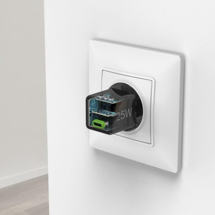 HAMA Бързо мини зарядно 220V, USB-C, PD/Qualcomm, 25 W, черен - Image 8
