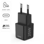 HAMA Бързо мини зарядно 220V, USB-C, PD/Qualcomm, 25 W, черен - Image 12
