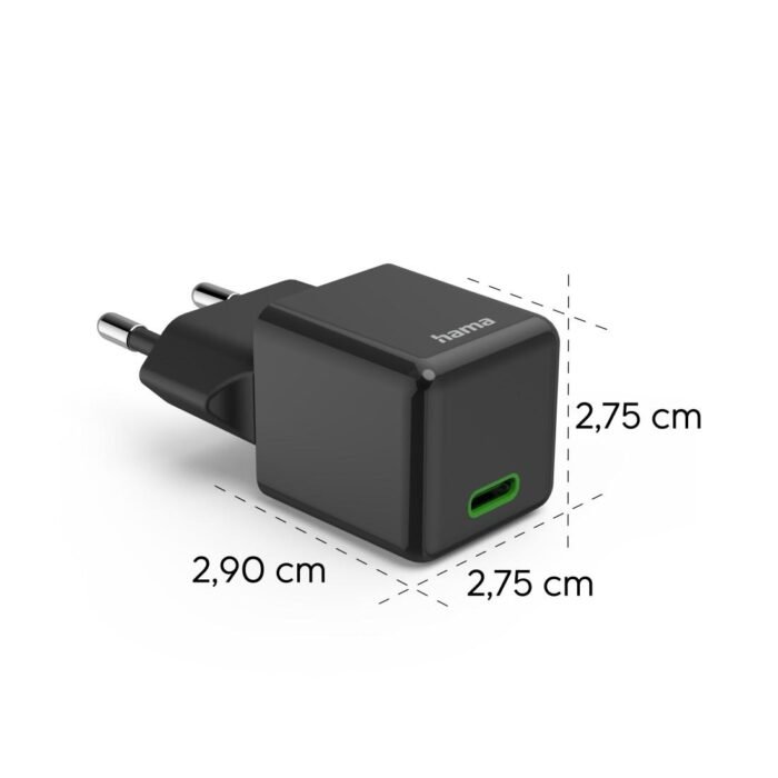 HAMA Бързо мини зарядно 220V, USB-C, PD/Qualcomm, 25 W, черен - Image 14