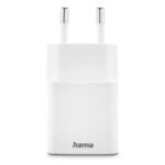 HAMA Бързо мини Gan зарядно, 30 W, 1x USB-C, 1x USB-A, PD, бял - Image 4