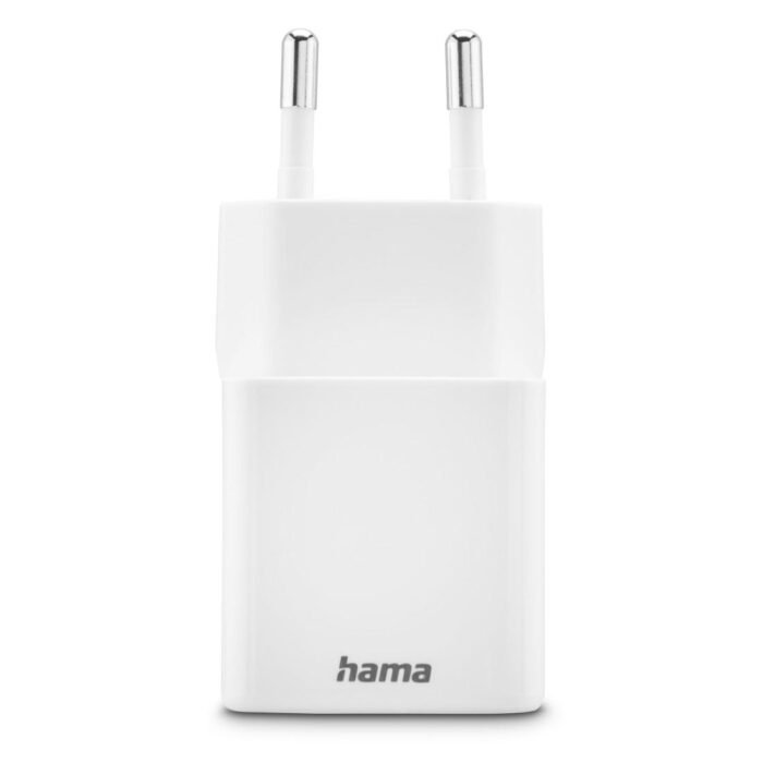 HAMA Бързо мини Gan зарядно, 30 W, 1x USB-C, 1x USB-A, PD, бял - Image 4