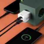 HAMA Бързо мини Gan зарядно, 30 W, 1x USB-C, 1x USB-A, PD, бял - Image 8