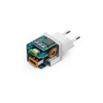 HAMA Бързо мини Gan зарядно, 30 W, 1x USB-C, 1x USB-A, PD, бял - Image 16