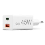 HAMA Бързо мини зарядно, 45 W, 1x USB-C - 1x USB-A, PD, бяло - Image 12