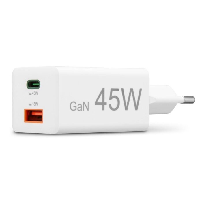 HAMA Бързо мини зарядно, 45 W, 1x USB-C - 1x USB-A, PD, бяло - Image 12