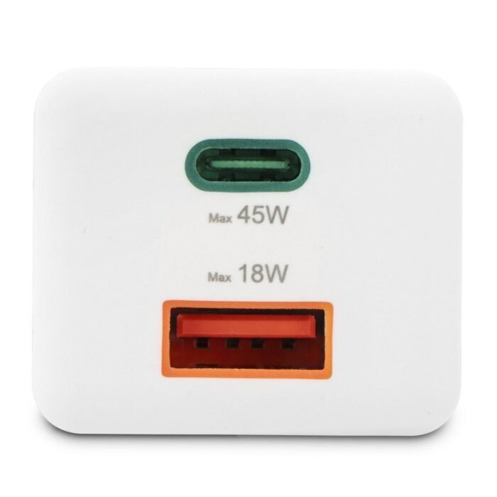 HAMA Бързо мини зарядно, 45 W, 1x USB-C - 1x USB-A, PD, бяло - Image 13