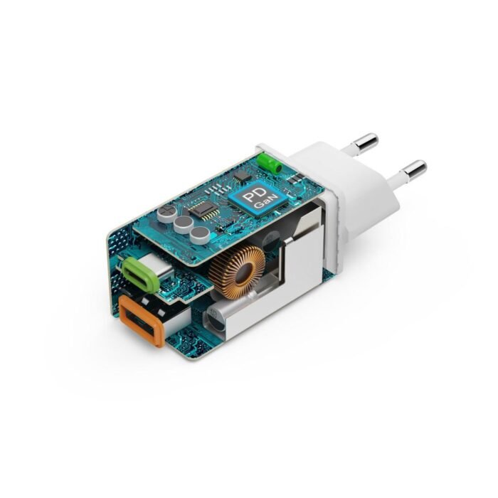 HAMA Бързо мини зарядно, 45 W, 1x USB-C - 1x USB-A, PD, бяло - Image 15