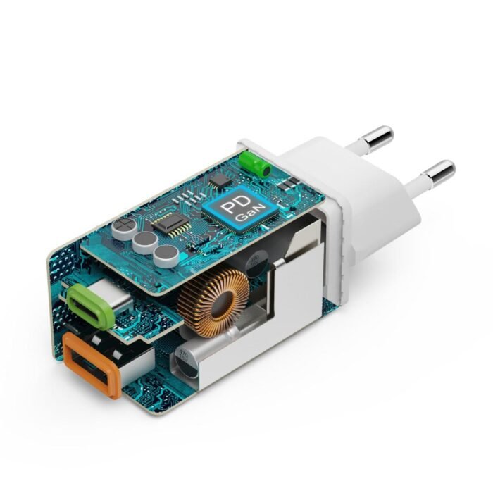 HAMA Бързо мини зарядно, 45 W, 1x USB-C - 1x USB-A, PD, бяло - Image 17