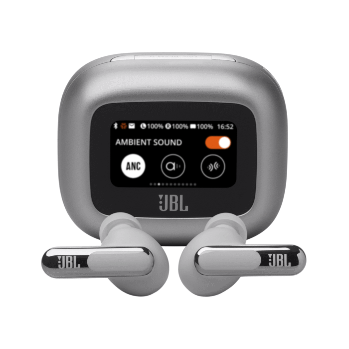 Блутут слушалки-тапи JBL Live Beam 3 - Сребрист - Image 1
