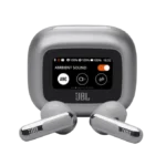 Блутут слушалки-тапи JBL Live Flex 3 - Сребрист