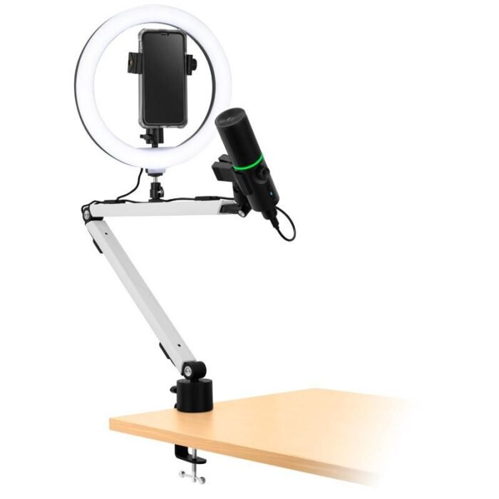 Стойка за микрофон Streamplify Mount Arm, Бяла - Image 3