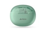 Блутут слушалки-тапи A4tech B20 2Drumtek, Ментово зелени - Image 3