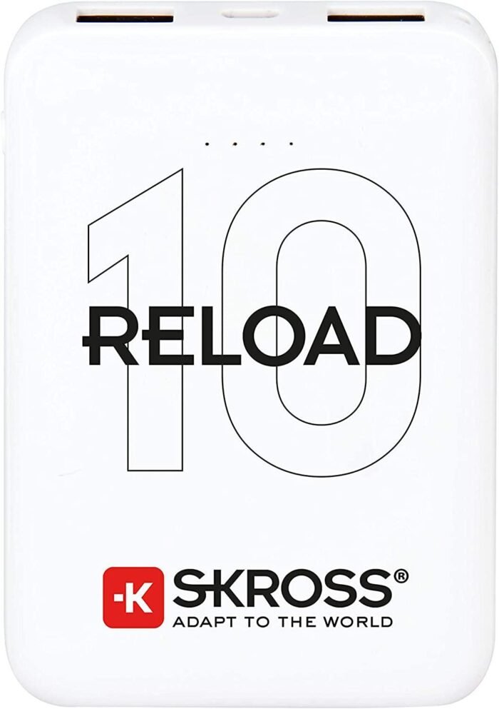 Външна батерия SKROSS RELOAD 10, 10000 mAh, Бял - Image 1