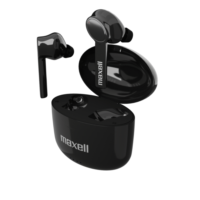 Блутут слушалки Maxell Bass13 TWS, True Wireless, Bluetooth 5.0, Черни - Image 1