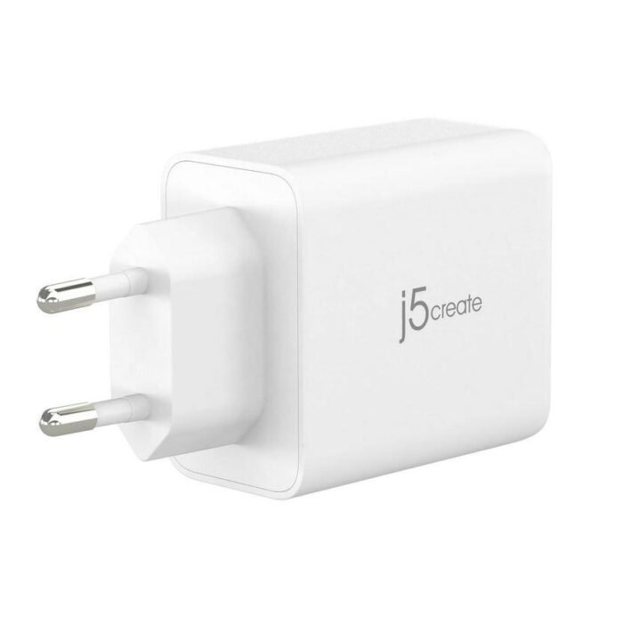 Мрежово зарядно j5create JUP3365E 65W, 3 порта, USB-C, USB-A - Image 3