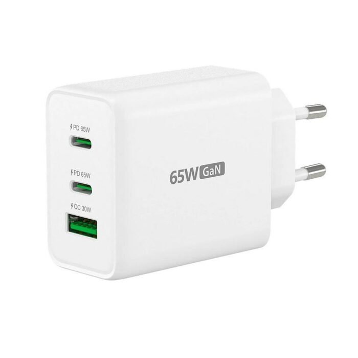 Мрежово зарядно j5create JUP3365E 65W, 3 порта, USB-C, USB-A - Image 2
