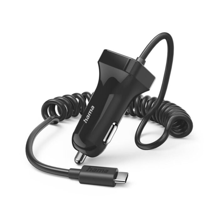 Зарядно за кола HAMA, с USB-C кабел, 12 W, 201609 - Image 1