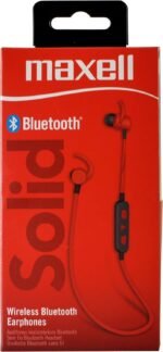 Блутут слушалки тапи MAXELL BT100 SOLID, Червени - Image 2