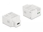 Модул Delock, USB-C порт за зареждане, За монтаж на панел Keystone - Image 2