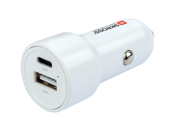 Зарядно за кола SKROSS, USB-A, USB-C, PD, 65W - Image 1