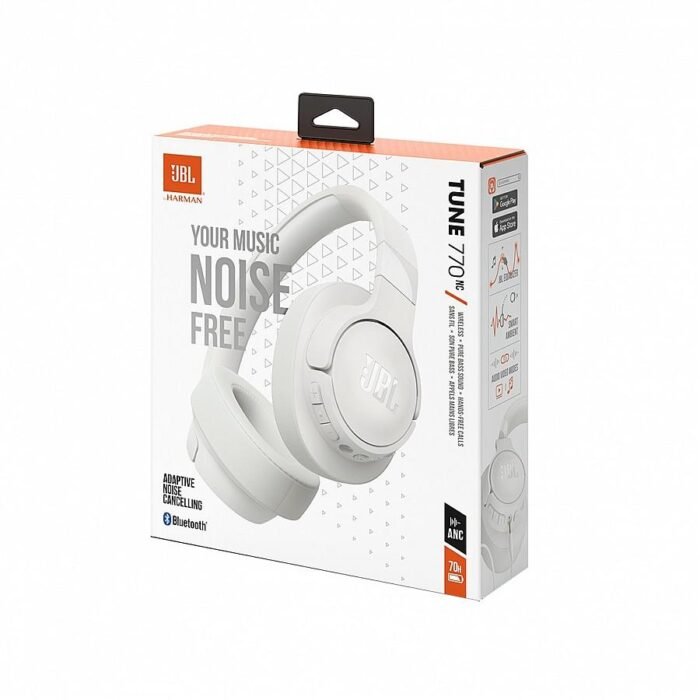 Безжични слушалки JBL Tune T770NC White - Image 6